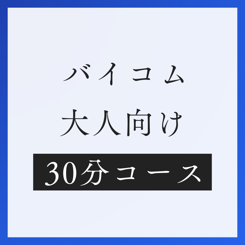 大人バイコム30分コース